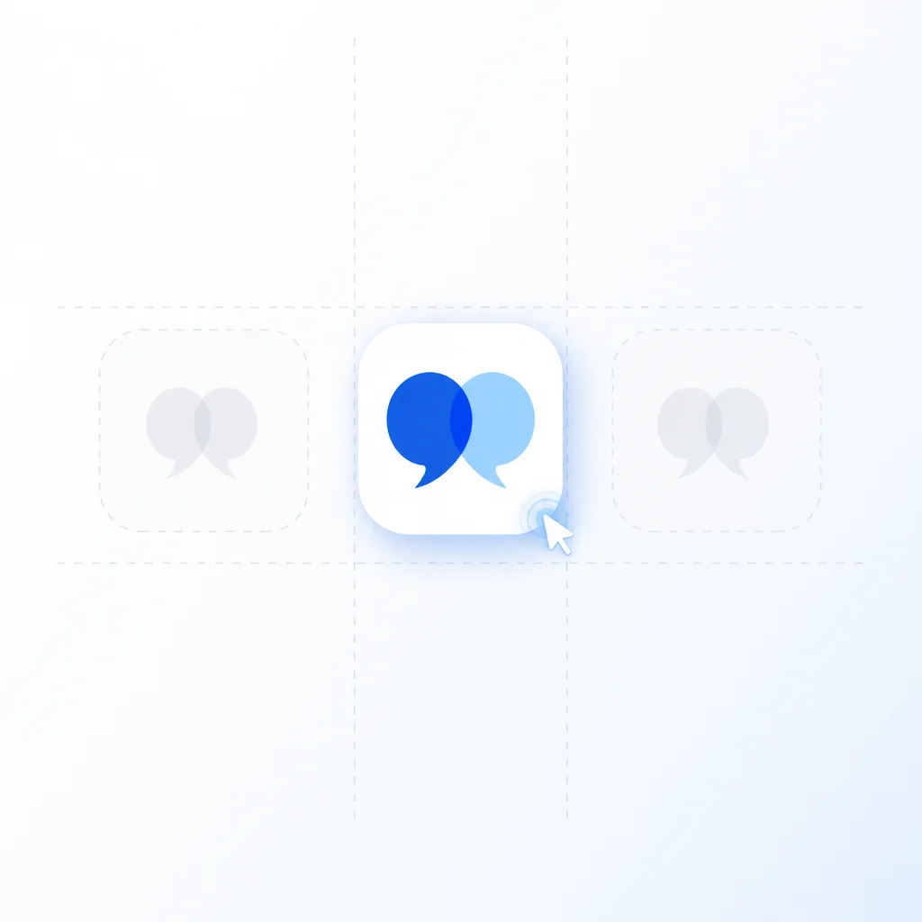 Tolk app icon highlighted in an app grid